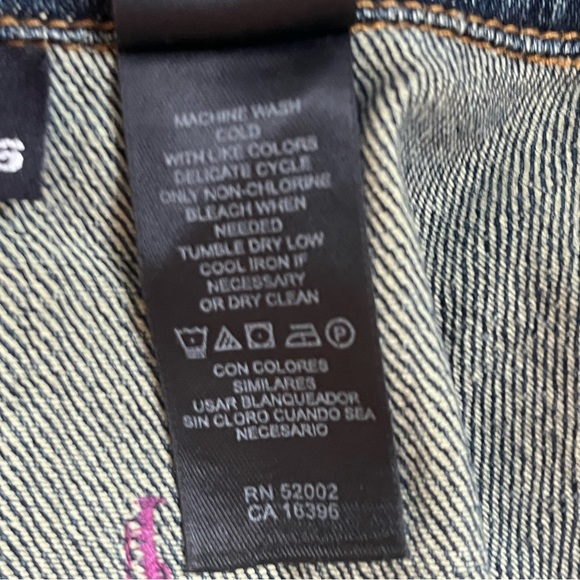 DKNY button up Jean Jacket - Picture 2 of 9